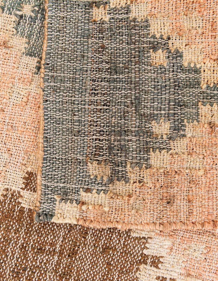 Detail image of  4' 3 x 6'  Hand Woven Kala Handwoven Jute Rug