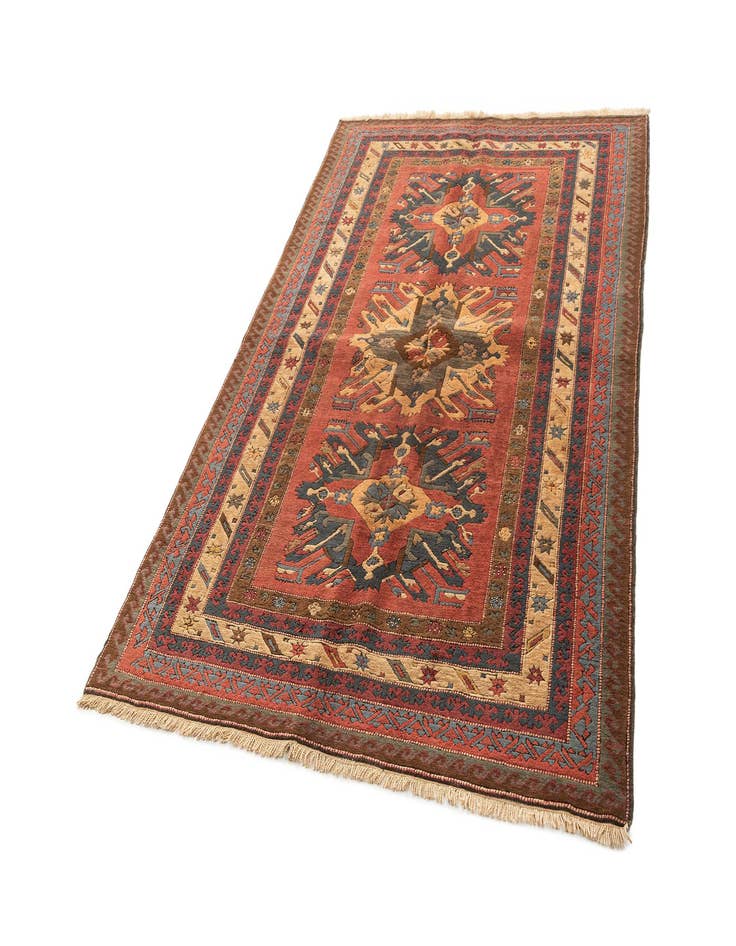 Detail image of  5' 2 x 7' 10  Hand Knotted Kars Wool Rug