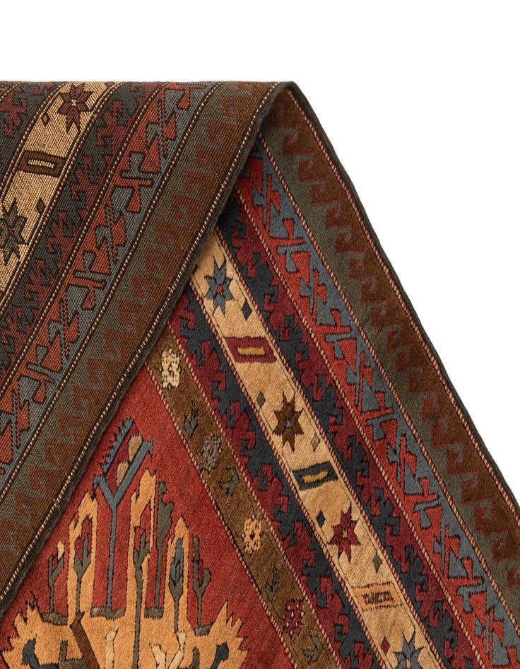 Detail image of  5' 2 x 7' 10  Hand Knotted Kars Wool Rug