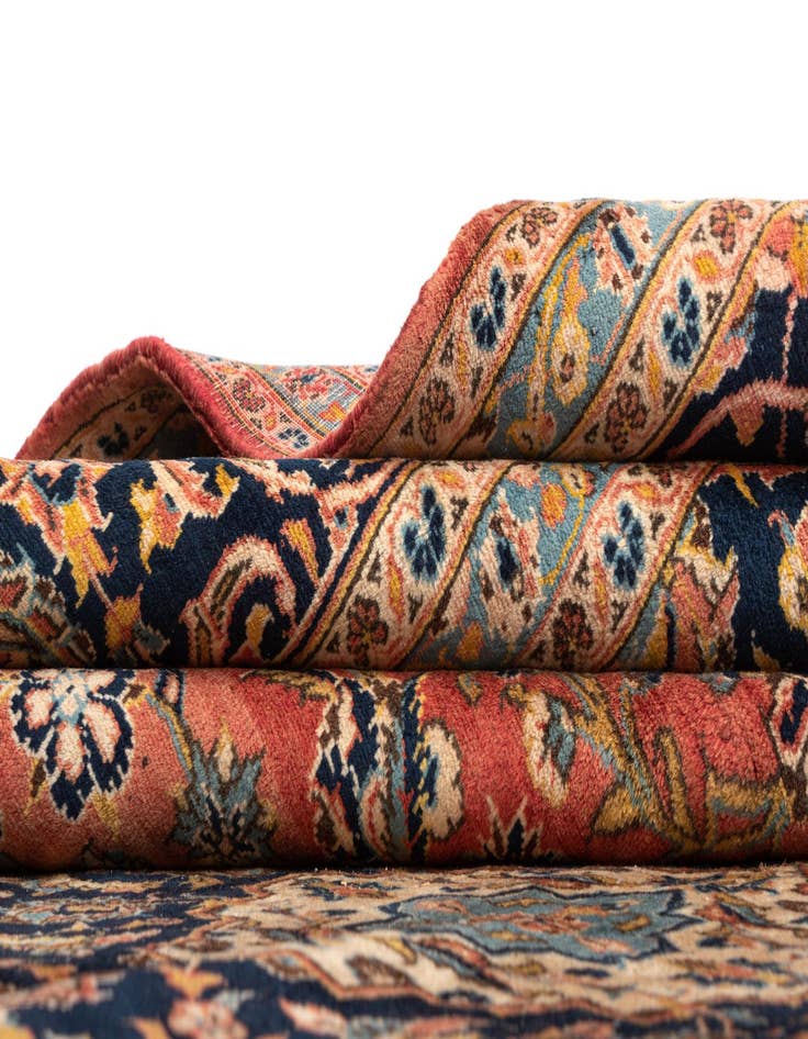 Detail image of  9' 11 x 13' 2 Kashan Wool Rug