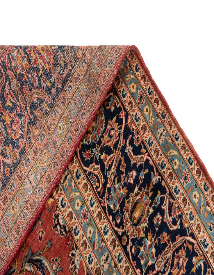 Detail image of  9' 11 x 13' 2 Kashan Wool Rug