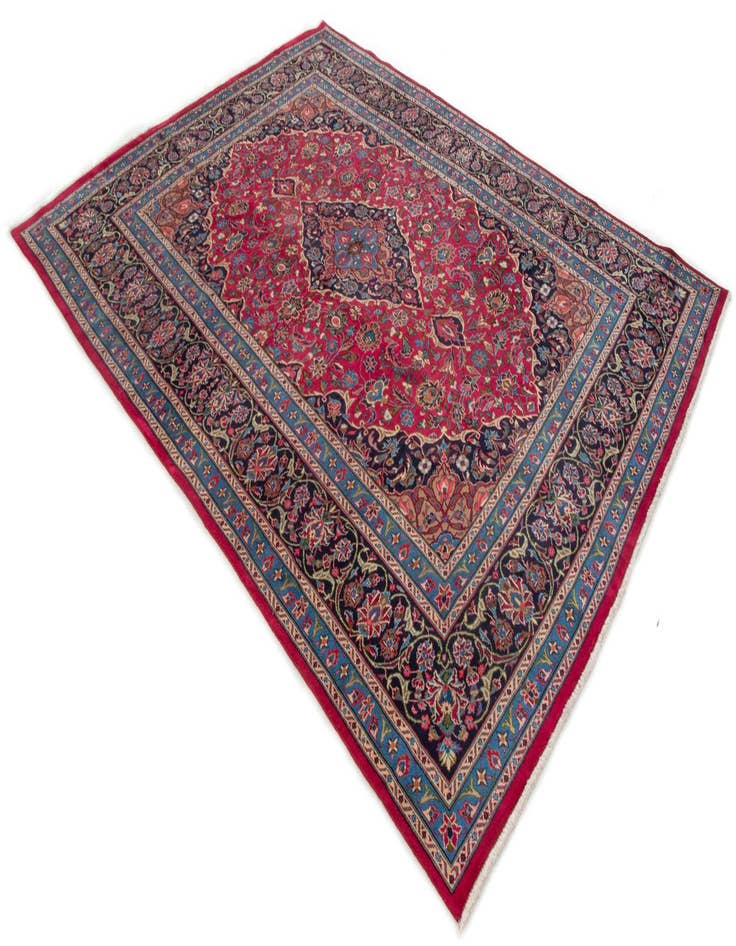 Detail image of  7' 9 x 10' 10 Kashan Wool Rug