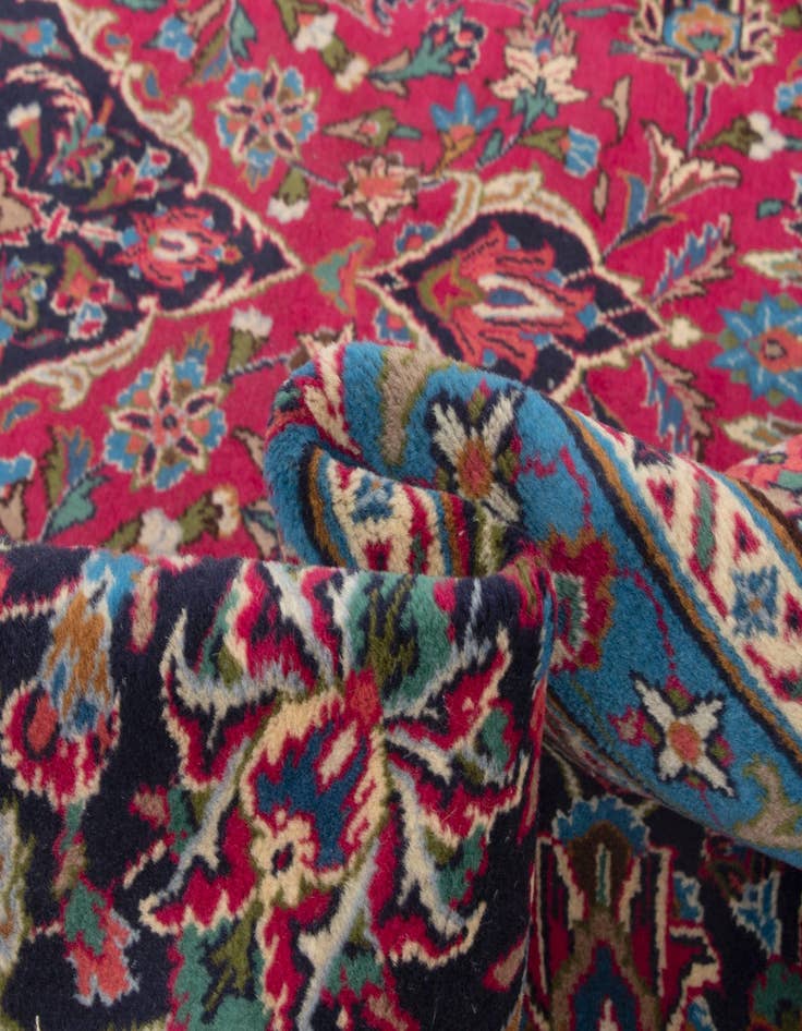 Detail image of  7' 9 x 10' 10 Kashan Wool Rug