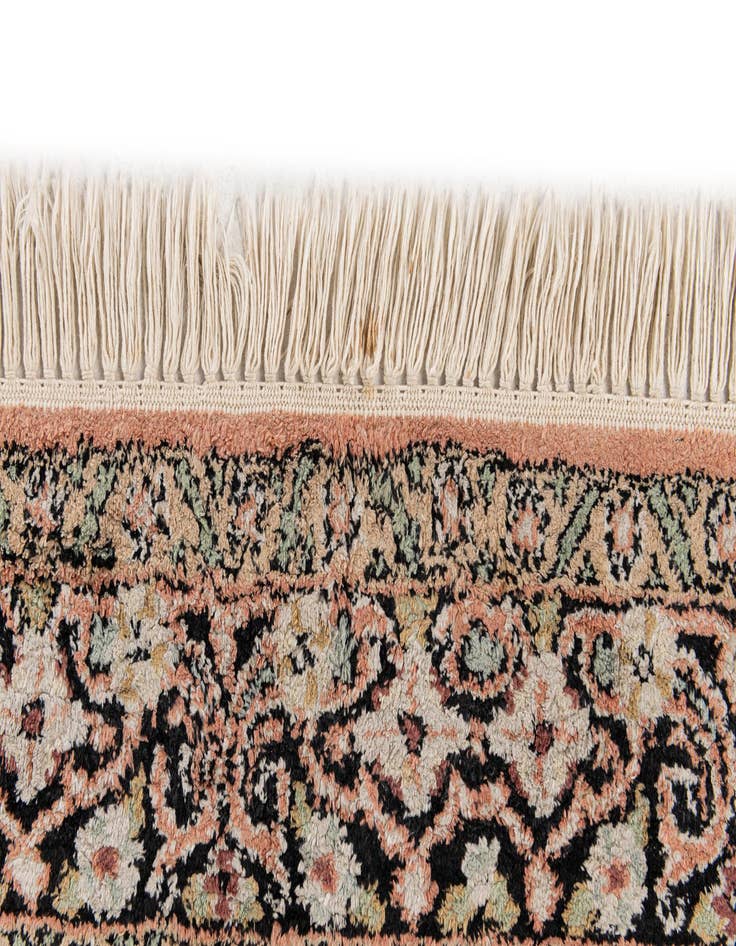 Detail image of  3' 2 x 5' 2  Hand Knotted Kashmir Oriental Wool Rug