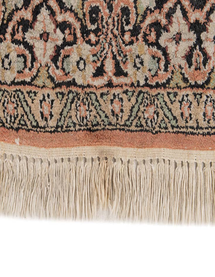 Detail image of  3' 2 x 5' 2  Hand Knotted Kashmir Oriental Wool Rug