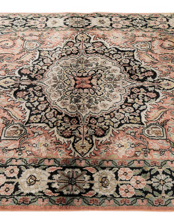 Detail image of  3' 1 x 5' 2  Hand Knotted Kashmir Oriental Rug