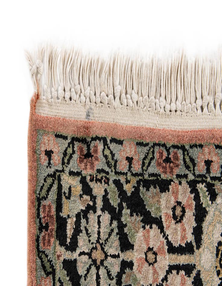 Detail image of  3' 1 x 5' 2  Hand Knotted Kashmir Oriental Rug