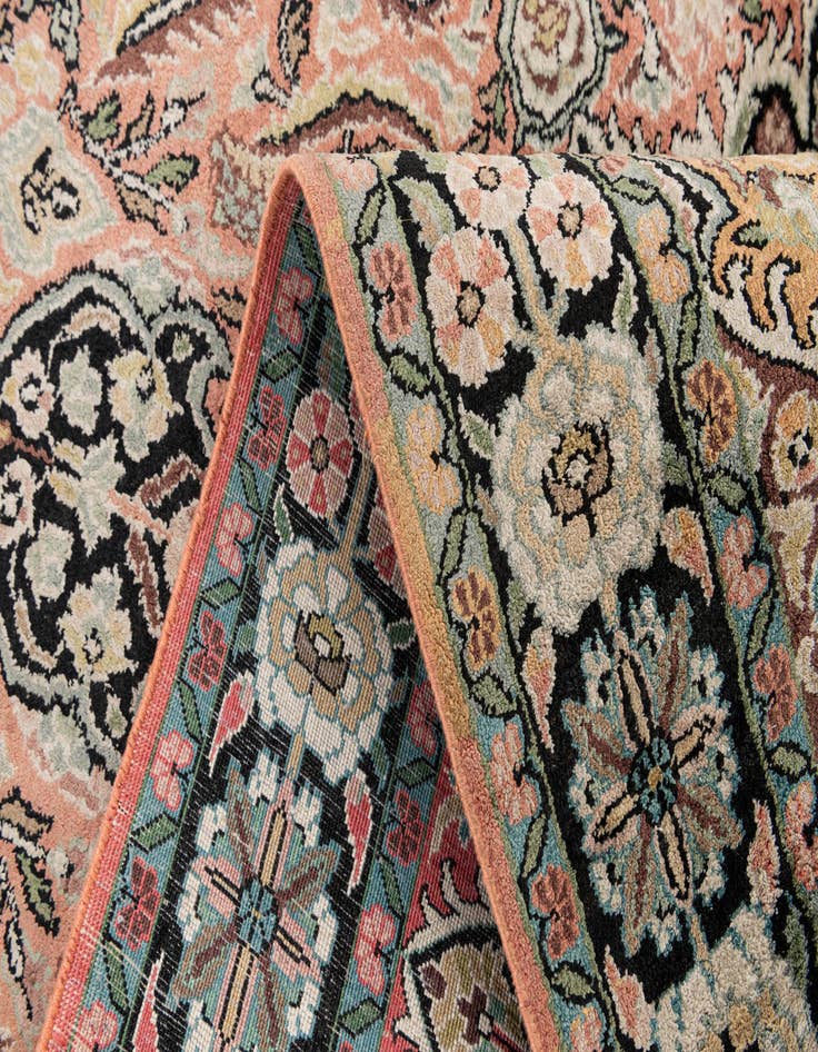 Detail image of  3' 1 x 5' 2  Hand Knotted Kashmir Oriental Rug