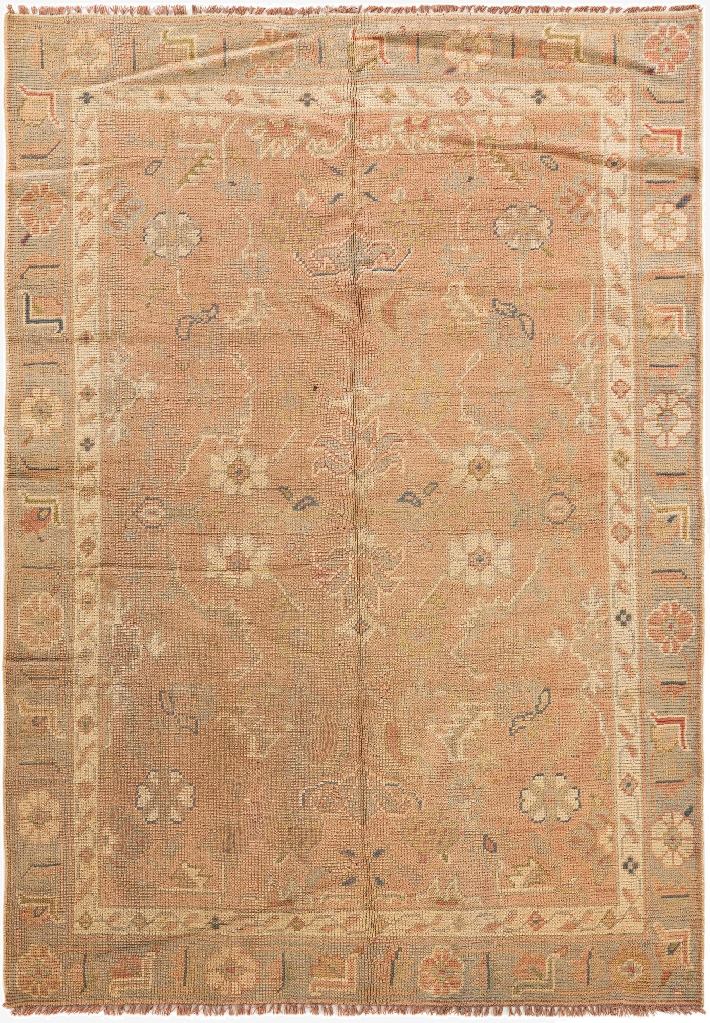  5' x 7' 3  Hand Knotted Kazak Wool Rug