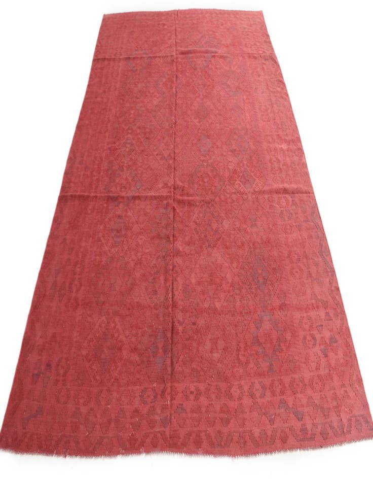 Detail image of  6' 9 x 9' 9  Hand Woven Kilim Fars Wool Rug