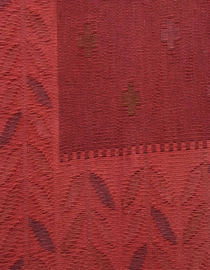 Detail image of  6' 9 x 9' 9  Hand Woven Kilim Fars Wool Rug