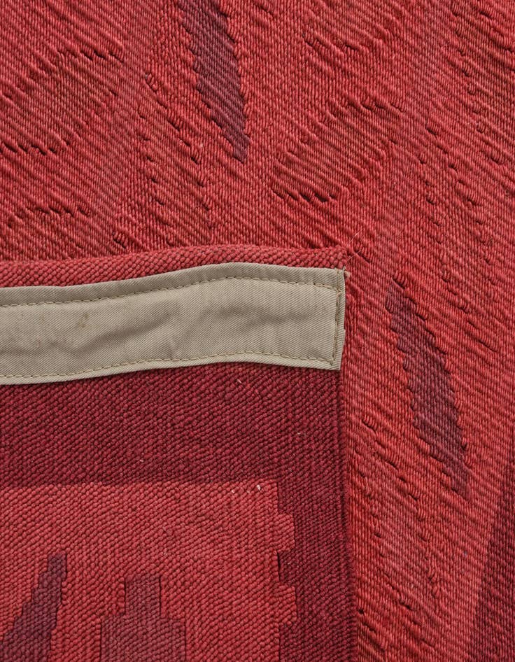 Detail image of  6' 9 x 9' 9  Hand Woven Kilim Fars Wool Rug