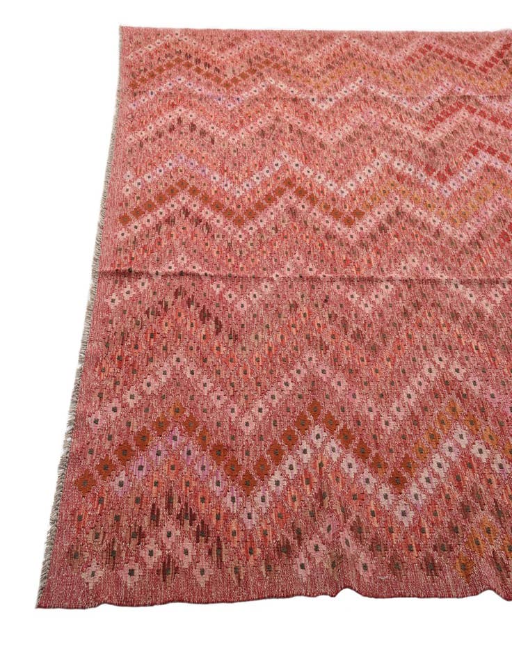 Detail image of  8' 8 x 9' 8  Hand Woven Kilim Modern Wool Rug