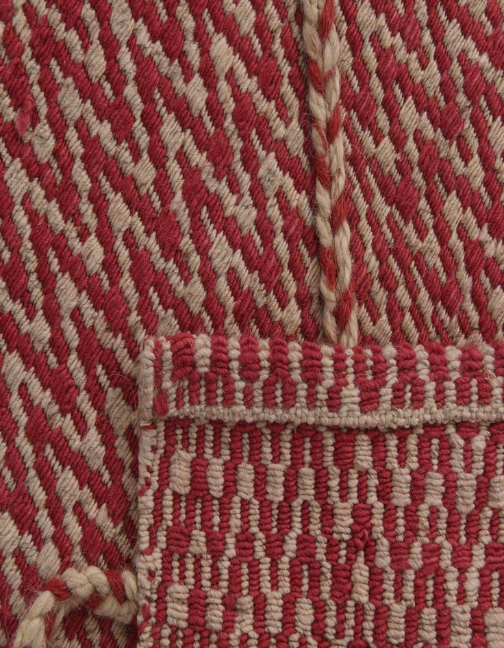 Detail image of  8' 9 x 12'  Hand Woven Kilim Modern Wool Rug