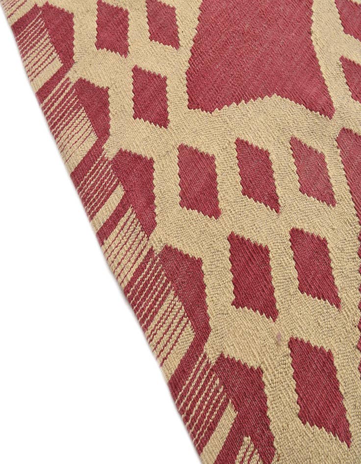Detail image of  8' 9 x 9' 7  Hand Woven Kilim Modern Wool Rug