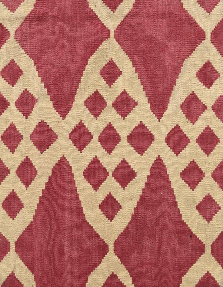 Detail image of  8' 9 x 9' 7  Hand Woven Kilim Modern Wool Rug