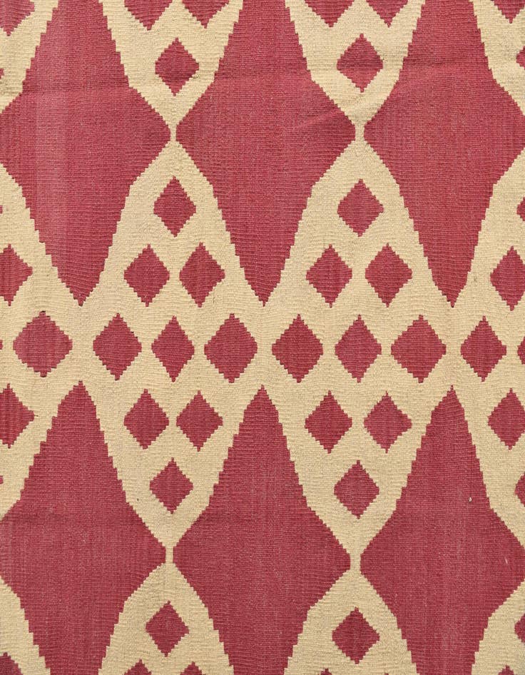 Detail image of  8' 9 x 9' 7  Hand Woven Kilim Modern Wool Rug