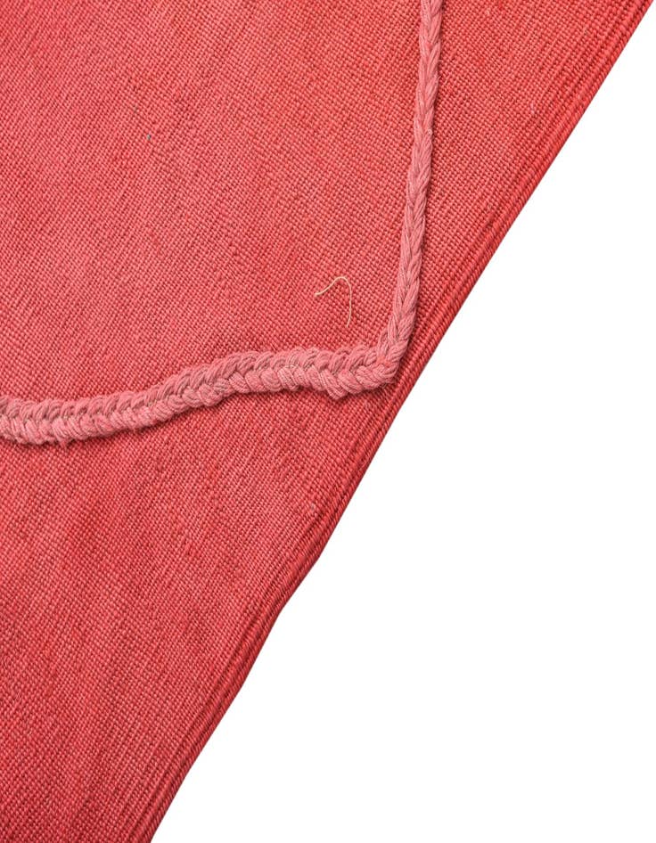 Detail image of  3' 4 x 4' 8  Hand Woven Kilim Modern Wool Rug