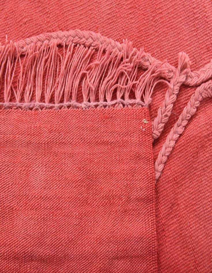 Detail image of  3' 4 x 4' 8  Hand Woven Kilim Modern Wool Rug