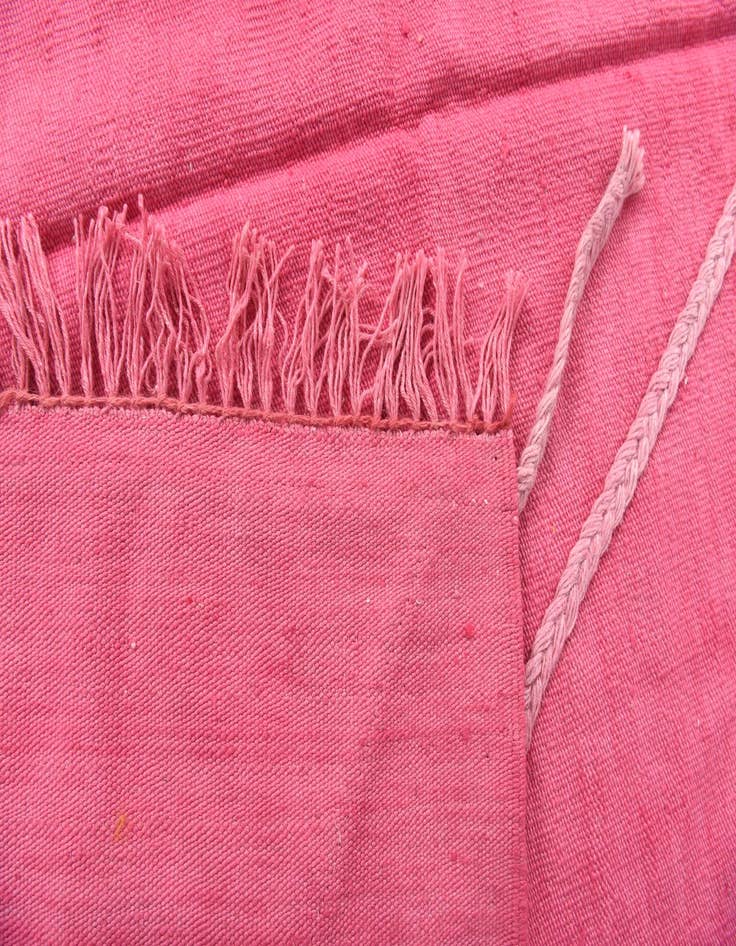 Detail image of  4' 11 x 7' 2  Hand Woven Kilim Modern Wool Rug