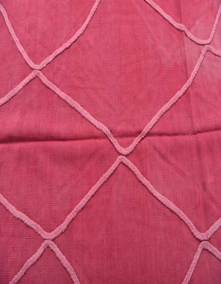 Detail image of  3' 11 x 5' 9  Hand Woven Kilim Modern Wool Rug