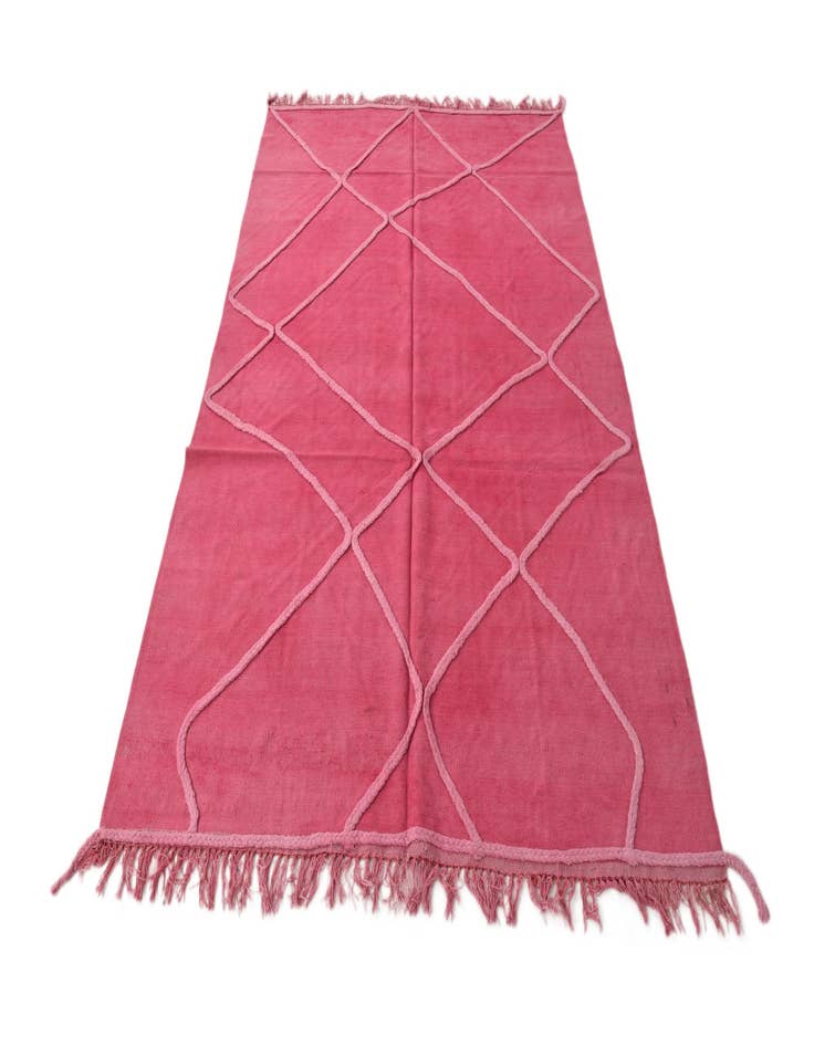 Detail image of  5' 7 x 8'  Hand Woven Kilim Modern Wool Rug