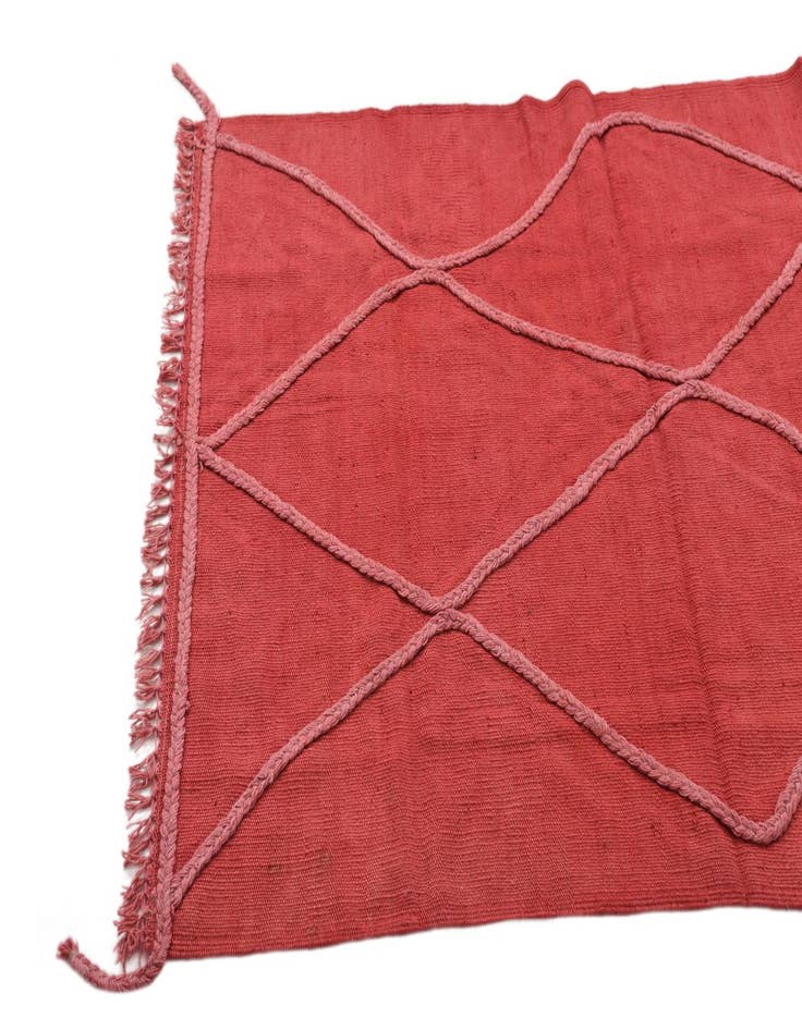 Detail image of  3' 3 x 4' 7  Hand Woven Kilim Modern Wool Rug