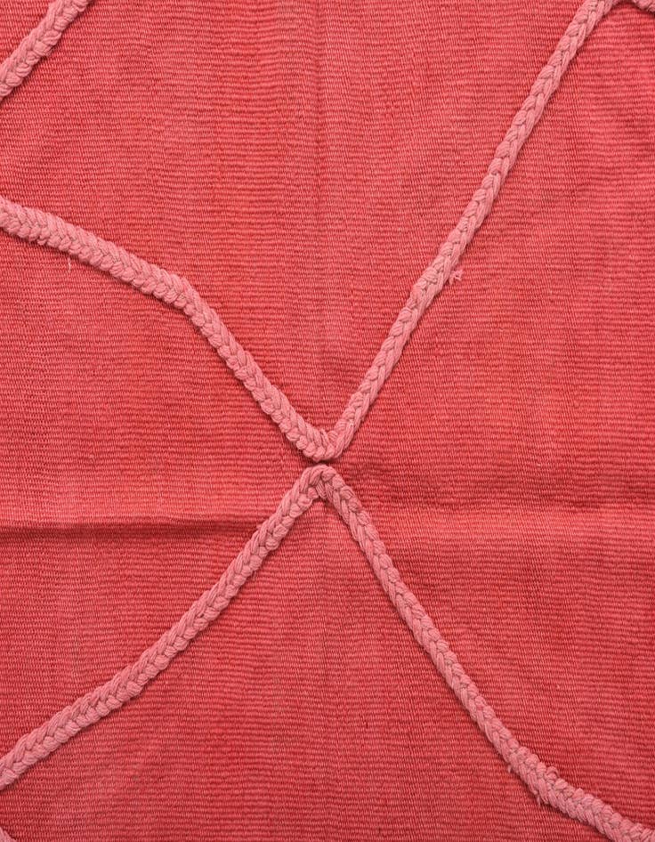 Detail image of  3' 3 x 4' 10  Hand Woven Kilim Modern Wool Rug