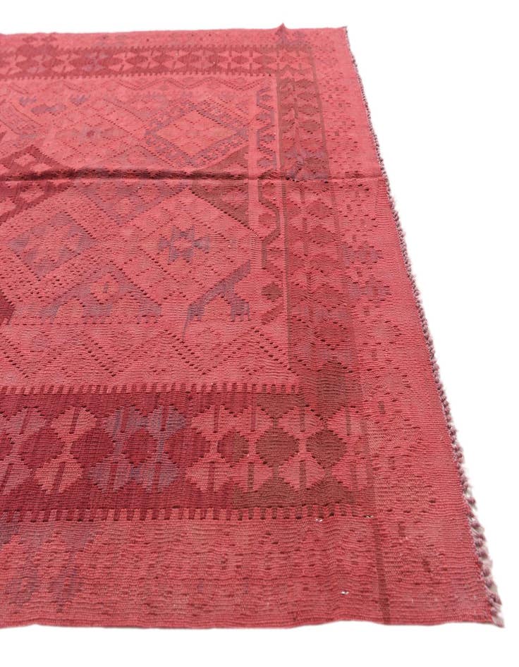 Detail image of  5' x 6' 5  Hand Woven Kilim Modern Wool Rug