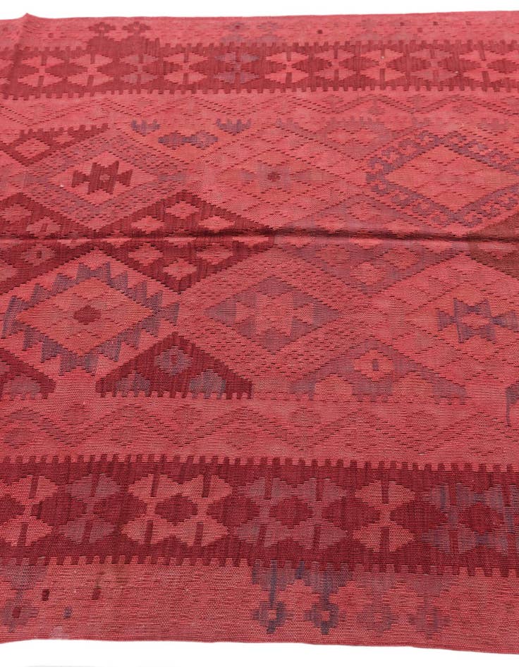 Detail image of  5' x 6' 5  Hand Woven Kilim Modern Wool Rug