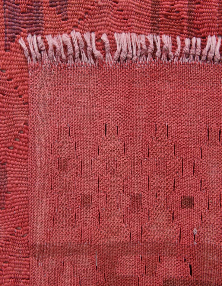 Detail image of  5' x 6' 5  Hand Woven Kilim Modern Wool Rug