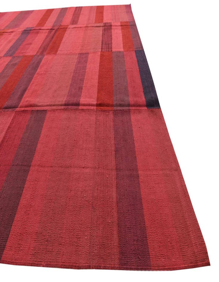 Detail image of  8' 4 x 11' 2  Hand Woven Kilim Modern Wool Rug