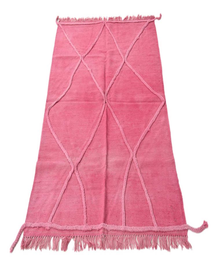 Detail image of  3' 6 x 5'  Hand Woven Kilim Modern Wool Rug