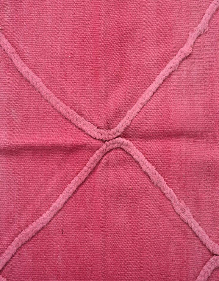 Detail image of  3' 6 x 5'  Hand Woven Kilim Modern Wool Rug