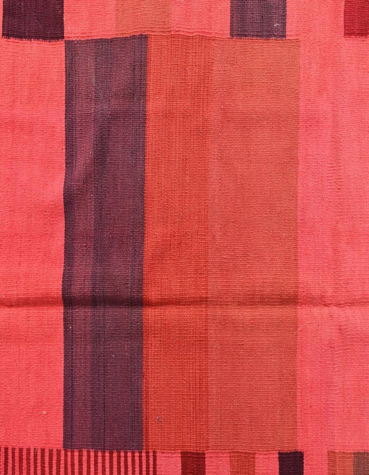 Detail image of  6' 8 x 9' 3  Hand Woven Kilim Modern Wool Rug