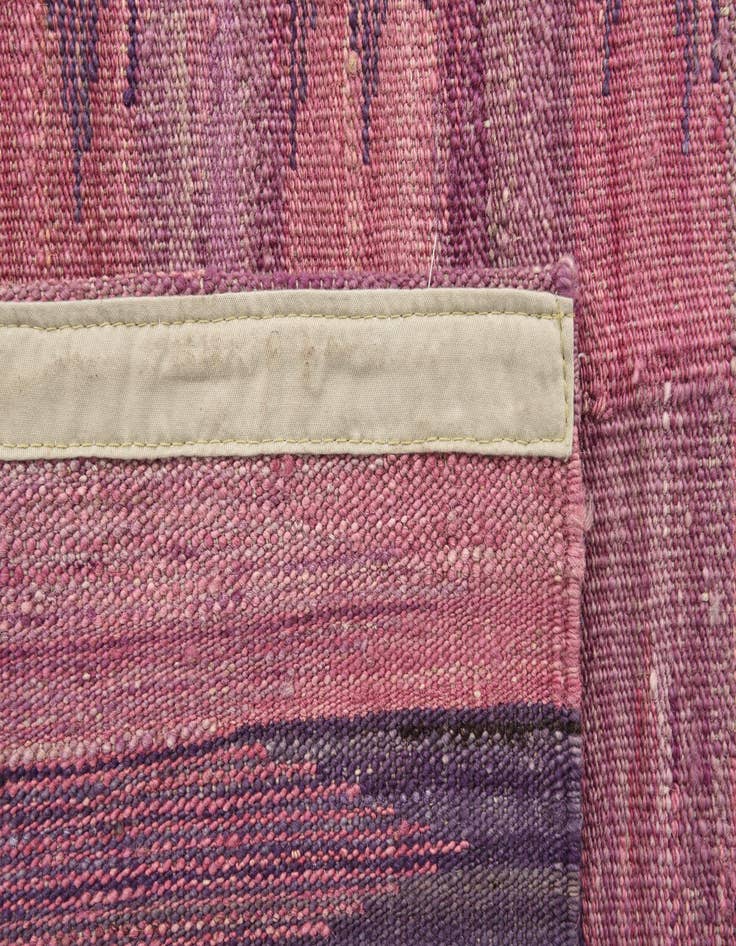 Detail image of  4' 4 x 5' 9  Hand Woven Kilim Modern Wool Rug