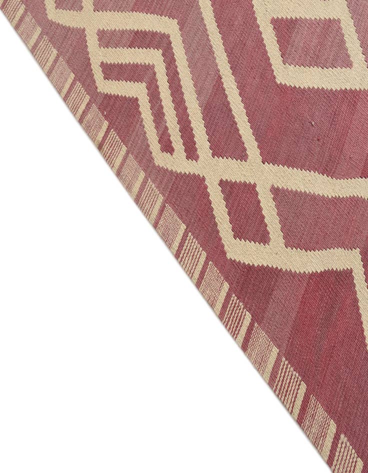 Detail image of  6' 9 x 9' 9  Hand Woven Kilim Modern Wool Rug