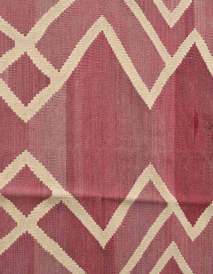 Detail image of  6' 9 x 9' 9  Hand Woven Kilim Modern Wool Rug