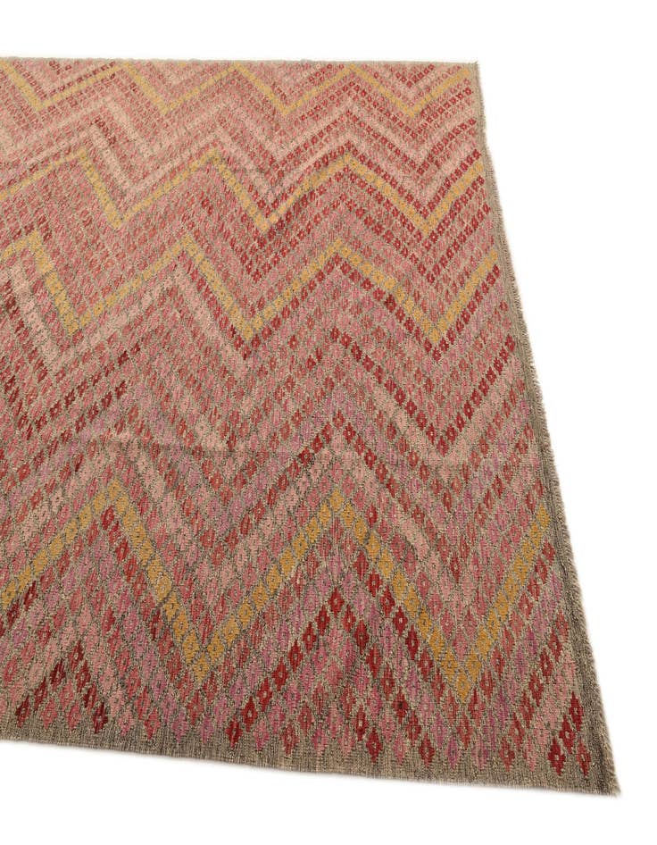 Detail image of  8' 7 x 11' 5  Hand Woven Kilim Modern Wool Rug