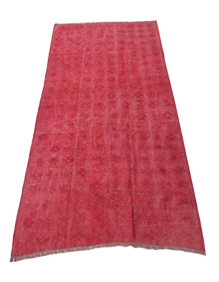 Detail image of  4' 6 x 6' 1  Hand Woven Kilim Modern Wool Rug