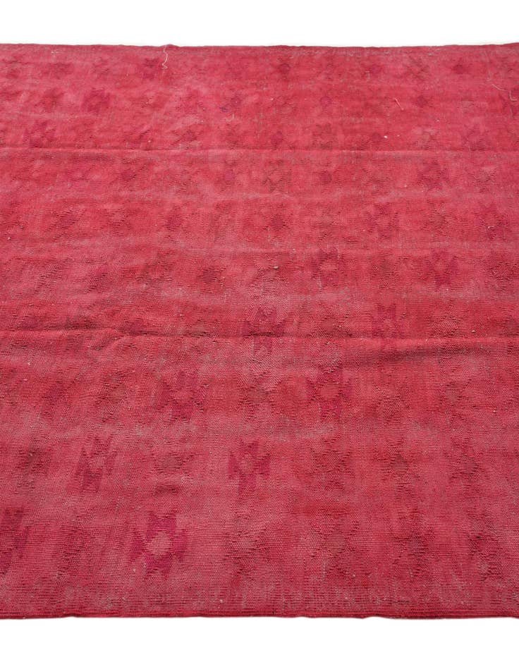 Detail image of  4' 6 x 6' 1  Hand Woven Kilim Modern Wool Rug