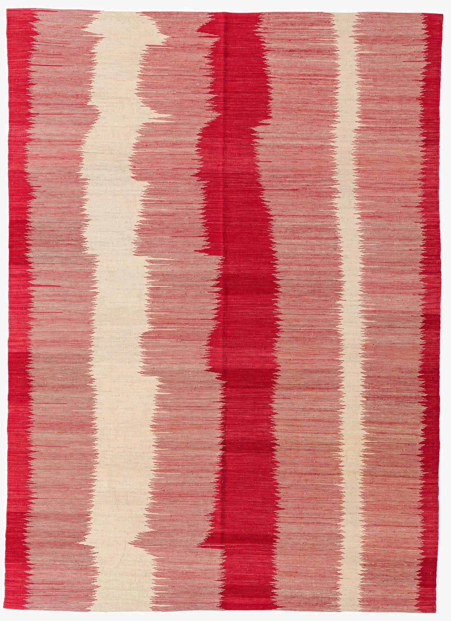  6' 9 x 9' 4  Hand Woven Kilim Modern Wool Rug