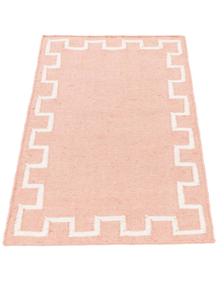 Detail image of  2' 1 x 3' 2  Hand Woven Kilim Wool Rug