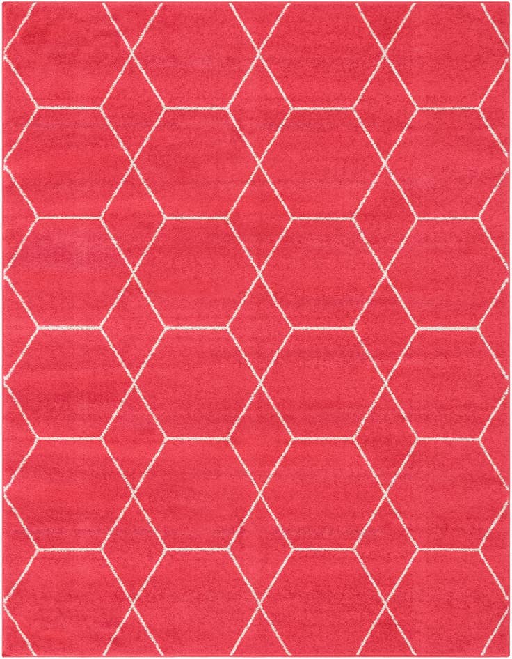 Detail image of  4' x 6' Lattice Frieze Rug