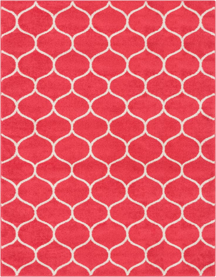 Detail image of  8' x 11' Lattice Frieze Rug