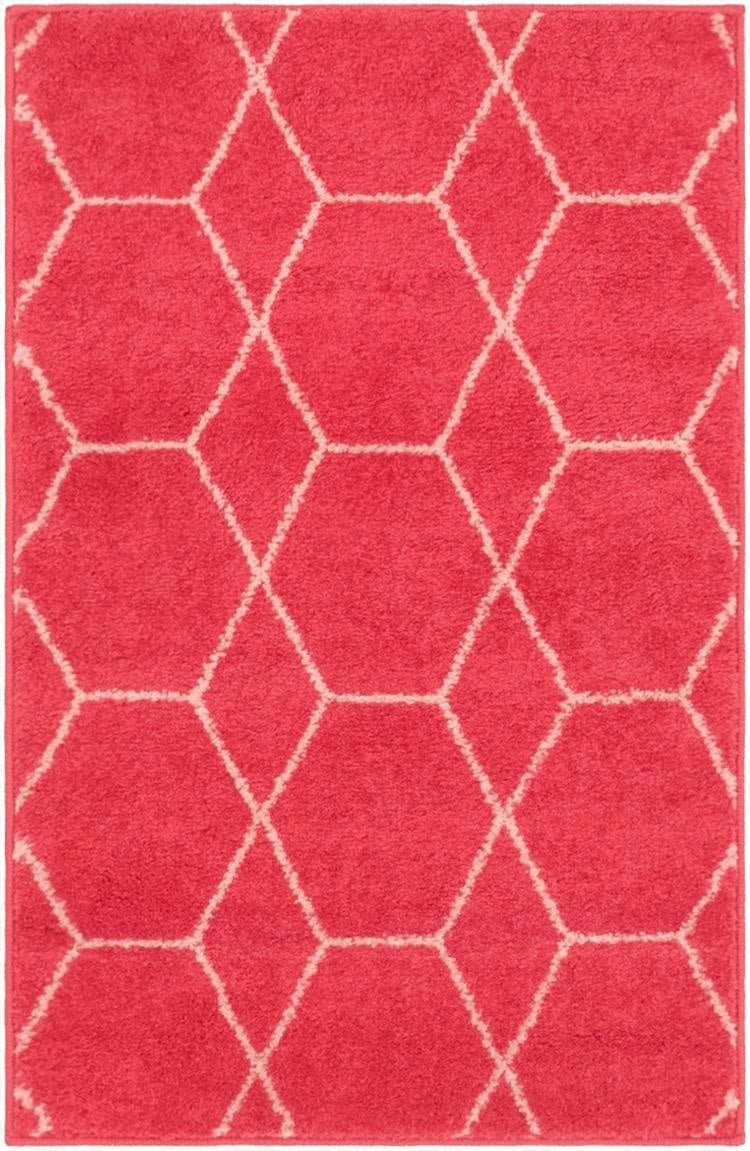  2' x 3' Lattice Frieze Rug