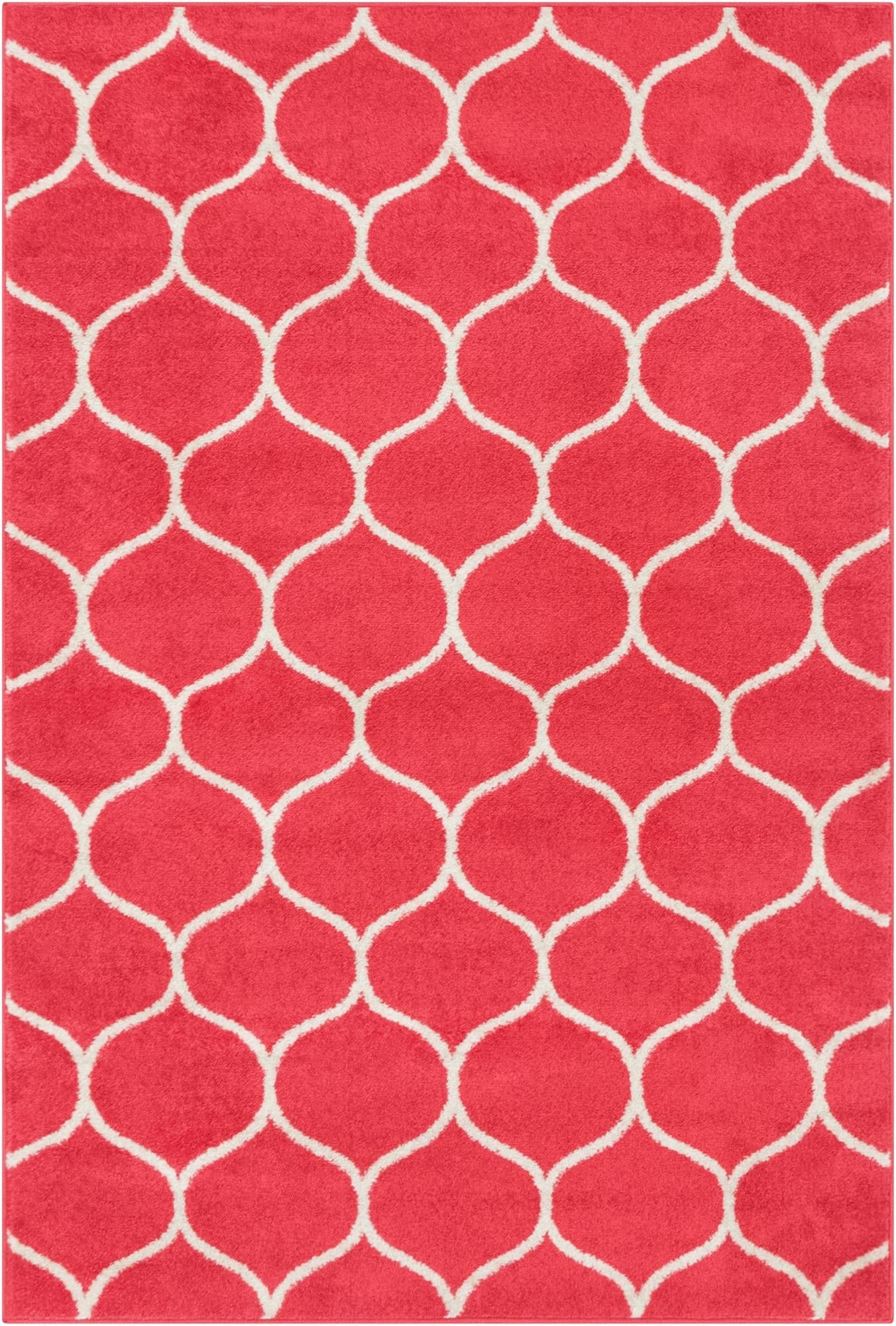  6' x 9' Lattice Frieze Rug