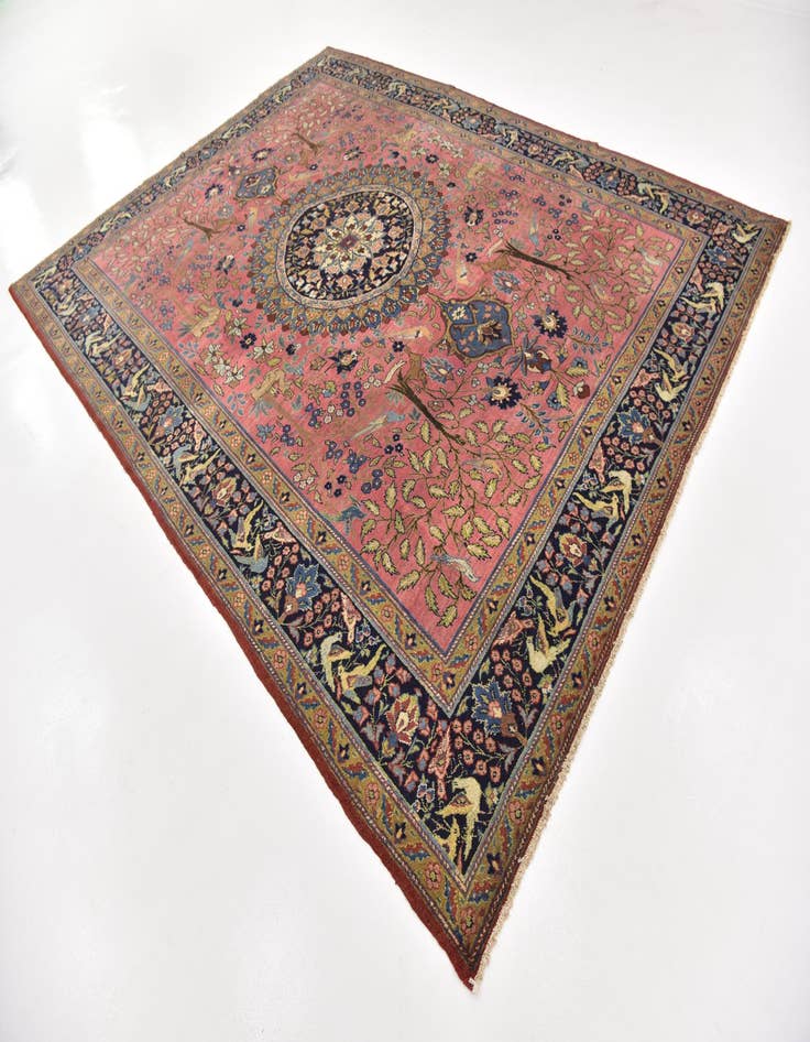 Detail image of  9' 5 x 12' 8  Hand Knotted Liliyan Persian Wool Rug