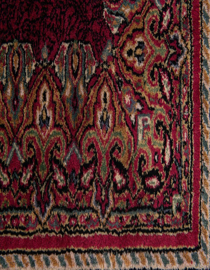 Detail image of  6' 9 x 9' 8  Hand Knotted Mahal Oriental Wool Rug