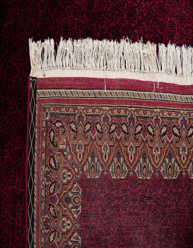 Detail image of  6' 9 x 9' 8  Hand Knotted Mahal Oriental Wool Rug